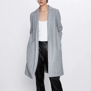 Zara Coat With Lapel